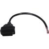 SIXTOL Mechanic Cable 27 | Cavo di prolunga OBD-II 16-Pin Femmina-Maschio con terminali a Cavo da 30 cm | Estensione Porta diagnostica