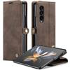 Monweicz Cover Compatibile con Samsung Galaxy ZFOLD4, Custodia Portafoglio con Slot per Scheda, Protezione Completa Premium in Pelle PU, Flip Libro Magnetica Samsung Galaxy ZFOLD4, Caffè