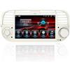 CAWELL Autoradio Android 14 per Fiat 500C 2007-2015 7 Touchscreen IPS | Navigatore GPS | Wireless CarPlay Android Auto | Bluetooth 5.0 | DSP DAB+ WiFi USB OBD2 | Stereo 2 DIN con Canbus