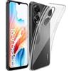 Captor Cover Trasparente per Oppo A38 4G / A18 4G, Custodia TPU in Silicone Flessibile Morbida e Sottile, Protezione con Bordo Rialzato per Schermo e Protezione Fotocamera (Trasparente)