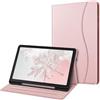 FINTIE Custodia per Samsung Galaxy Tab S6 Lite 10.4'' 2024/2022/2020 (SM-P620/P625/P613/P619/P610/P615) con S Pen Holder - [SlimShell] Multi-angli Leggero Morbida TPU Cover Case, Oro Rosa