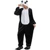 ZKomoL Animali Pigiama Kigurumi Onesie Unisex per Adulti per Feste e Cosplay Costume, Panda