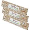NKlaus 3 bastoncini di incenso Goloka Natures Nest 45 g - incenso arrotolato a mano dall'India con profumo naturale terroso, ideali per meditazione, rituali o relax