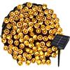 Tuokay 22M 200 LED Luci Giardino Energia Solare Luci da Esterno Luci Stringa Illuminazione per Addobbi Natalizi Catene Decorazione Natalizie Albero di Natale Giardino Patio (Bianco Caldo)