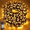 CHOIGN Catena Luminosa Esterno 50M 500 LEDs, Impermeabile 8 Modalità LED Luci da Presa, Luci Natale Luci Albero di Natale Esterno Interno, Luci Giardino per Natale, Festa, Regali, Partito, Casa