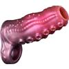 SXOVO Guaina Fallica Tentacolo, Guaina Pene Aperta con Anello Testicolare, Prolunga Pene Indossabile e Riutilizzabile, Ritardante Eiaculazione Precoce, Toys Sessuali per Uomini per Piacere Coppia (L)