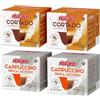 Generico Set 80 Capsule Ristora Compatibili con le Macchine ad uso domestico Nescafè®* Dolce Gusto®* 40 Cortado 40 Cappuccino senza lattosio