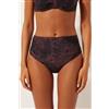 Calzedonia Slip Alto Costume Dark Animalier Marrone