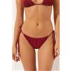 Calzedonia Perizoma Costume Shiny Satin Rosso