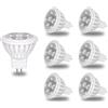 GOHDLAMP Faretto LED GU4 MR11 Lampadine LED non dimmerabili Confezione da 6, LED GU4 12V 3W Sostituisce lampade alogene da 30W Riflettore, Bianco caldo 2700K 540LM AC/DC 11V-14V, Base GU4.0