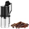 Culinavog Macina Caffè Manuale, 1 Pezzi Macinacaffè Manuale Viene Fornito con Spazzola per La Pulizia, Coffee Grinder Portatile con Manico Pieghevole per Cappuccino, Espresso, Latte, Viaggi (Nero)