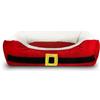 Record - Cuccia per Cani e Gatti Caldia e Morbida. Lettino per Cani e Gatti a Tema Natalizio. Cuccia Comoda e Decorativa per la Casa | 60 x 45 x 15h cm