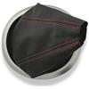 1neiSmartech Cuffia Nera con Cuciture Rosse e Ghiera Compatibile con Suzuki Swift 2005-2010, Suzuki SX4 2007-2013, Suzuki ALTO 2009-2014 - Sacca per Leva del Cambio
