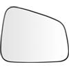 SENZEAL Vetro dello Specchietto Lato Passeggero Riscaldato con Piastra Portante per Opel Mokka 2012-2019 (Destro)
