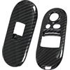 Riloer Coperture Interne Dell'Interruttore Del Sollevatore Della Finestra Dell'Automobile, Riloer 2 Pz Abs Car Window Lifter Interruttore Pannello Di Controllo Trims Per Bmvv Mini C-Ooper F55 F56 2014-2019