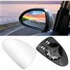 TTCR-II 1PC Compatibile con Vetro Specchio Opel Corsa D 07.2006-08.2014/Corsa E 09.2014-06.2019 Piastra Vetro Specchio Retrovisore Riscaldato, Specchietto Retrovisore Opel Corsa di Ricambio-Sinistro