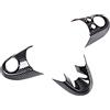 Riloer Coperture Interne Del Telaio Del Volante Dell'Automobile, Riloer 3 Pz Abs Car Volante Decor Frame Cover Trims compatibile con BMW Mini Cooper F55 F56 2016-2020, Fibra Di Carbonio Nera