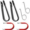 mvorry Set di 6 tappi per bulloni per ruota, set di tappi per bulloni, utensili, tappi per bulloni della ruota, tappi per bulloni della ruota, tappi universali per smontaggio