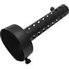 Baceyong 1 pezzo tubo silenziatore di scarico universale per moto da 60mm, silenziatore terminale di scarico rimovibile per motocicletta, nero