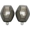 Baceyong 1 paio di protezioni per frecce per moto compatibili con Suzuki SV 650N 650S 100N/S, SFV 650, DR-Z 400S 400SM, DL 1000 V-Strom 650V-Strom, fumè