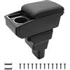 KAERGK Bracciolo Auto Compatibile con Hyundai i10 2007-2019