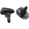 Riloer Coppia ugelli lavavetri anteriore Compatibile con Citroen C3 C4 Compatibile con Peugeot 306307308