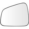 SENZEAL Vetro dello Specchietto Lato Guida Riscaldato con Piastra Portante per Opel Mokka 2012-2019 (Sinistro)