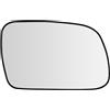 SENZEAL Vetro dello Specchietto Lato Passeggero Destro Riscaldato con Piastra Portante per Peugeot 307 2001-2008 407 2004-2009 (Destro)