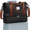 SZLX Borsone da Viaggio,Bagaglio a Mano 40x20x25 Ryanair Borsa da Viaggio con Scomparto per le Scarpe,Borsa da Cabina Ryanair 40x30x20 Borsa Sportiva Borsone da Palestra da Weekend