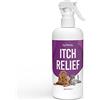 Petsly Spray Antiprurito per Cani e Gatti, 500ml - Alternativa Naturale alla Pomata per Dermatite - Aloe Vera, Avena e Camomilla per Prurito e Pelle Secca