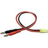 VUNIVERSUM Cavo di ricarica per batteria Lipo Premium, 2 x 4 mm, spina a banana a 2 pin, compatibile con mini Tamiya spina 30 cm, 14 AWG
