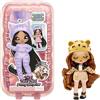 Na! Na! Na! Surprise Serie 1 - JENNEL JAGUAR - Bambola fashion snodata 18 cm - ispirata al giaguaro con corpo floccato, berretto, occhiali, vestito e scarpe - Età 4+ anni
