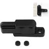 Tissting Blocca Finestra, 40mm Regolatore Della Finestra Alluminio Limitatore Apertura Finestra Forma di T Serratura Bambini Sicurezza per Porta Finestra Protezione per Finestra Nero