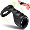 SXOVO Cock Ring Sex Toys Uomo - Anello Pene a Doppio Anello Monoblocco con Texture Massaggiante, Anello Fallico per Ritardante Eiaculazione Precoce e Prolungare Sesso, Toys Sessuali per Uomini