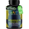 PARAFARMACIA, ORGANIC VITAMINS & FOOD Parafarmacia OVF, Vitamina K2 mk7 200 mcg All Trans, 300 capsule (10 mesi di fornitura), Vitamina K2 pura, Ottima per ossa e Vasi sanguigni