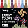 Chalkola Gesso penne - 15 mm Jumbo - Confezione da 8 colori classici per terra - Loved by insegnanti, bambini, artisti, imprese. Uso della lavagna, lavagna, lavagna in vetro, bistro