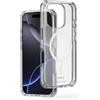 Hama Extreme Protect - Custodia per iPhone 16 Pro Max e MagSafe (D3O Bumper, antiurto, a prova di caduta, infrangibile, trasparente, non ingiallisce, custodia magnetica per ricarica induttiva)