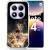 Cokitec Custodia rinforzata per Xiaomi Redmi Note 14 Pro 5G Manga One Piece Ace Nero