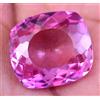 20.80 CT Naturale Rosato Padparadscha Zaffiro Cuscino Certificato Perfetto Gemma
