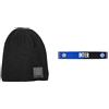 Inter, Cappello Unisex-Adulto, Nero, Free Size & Sciarpa Nuovo Logo Jaquard, Diverse Colorazioni, Stadio Unisex-Adulto, Bicolore Nero/Blu, Taglia Unica