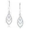 MENNICA BYDGOSKA orecchini argento 925 per donna, pendenti, gioielli in argento, gioielli in argento, rodiati, con zirconi, regalo per donna, compleanno, senza nichel