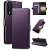 Yunubeyii Cover Libro per OnePlus Nord 5 - [Blocco RFID] Luxury PU Leather Portafoglio Card Holder Magnetic Phone Custodia con Kickstand, Cover Protettiva Antiurto, Viola