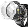 sciuU Cover Protettiva per HUAWEI GT 5 Pro 46mm, [2 Pezzi] Custodia con Protezione di Schermo in TPU Flessibile, Morbida Copertura Cornice Resistente per GT5 Pro Smartwatch - Nero + Chiaro