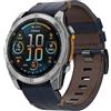TOPsic Pelle Cinturino per Garmin Fenix 7, 22mm QuickFit in Pelle Cinturino per Fenix 8 47mm/Fenix7 Pro/7 Solar/7 Pro Solar/6/6 Pro/6 Solar/5/5 Plus/Forerunner 965/955/945/935/Garmin Instinct/Instinct 2