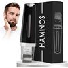 HAMINOS Derma roller 1 mm 3.0 con Serbatoio per Capelli, Barba, Pelle, Rughe, Smagliature, Iperpigmentazione APPLICAZIONE DEL SIERO ISTANTANEO, 520 aghi in titanio