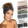 BELEVO 6 Pezzi Fascia Donna Capelli, Fascia Elastica Capelli Bandana Antiscivolo Da Donna Fascia Sportiva Adatto Per Corsa, Yoga, Palestra (Paisley)
