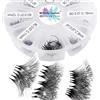 WENDY LASHES Ciglia Volume Extension 8D Estensioni Russo 500 Fans 0.07mm C Curl 9-16mm Misto Ciuffetti Premade Fans per Estensioni Finte