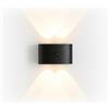 Almond Light Lampada notturna a LED, 4 W, in alluminio, con presa a parete, con sensore di movimento e crepuscolare, applique plug & play, per corridoio, scala, camera, terrazza, SDB, illuminazione di sicurezza