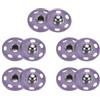QUARKZMAN 5 Set Bottoni Automatici a Pressione 19mm Bottoni a Pressione da Cucire Metallo Accessori per Chiusura Borse Vestiti Jeans Cucito Artigianale, Viola Chiaro