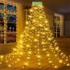 GYLEFY 3M*16 Luci Albero di Natale per Decorazioni Natalizie, Bianco Caldo | 480LED, Esterno Impermeabile, 8 Modalità di Illuminazione, Timer, Ideale per le Decorazioni Natalizie